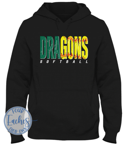 Cooper Dragons Softball Hoodies