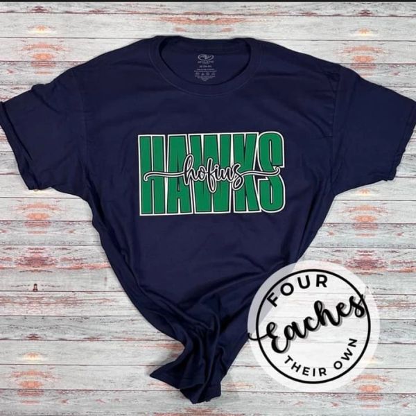 Hofius Hawks outline T-shirt