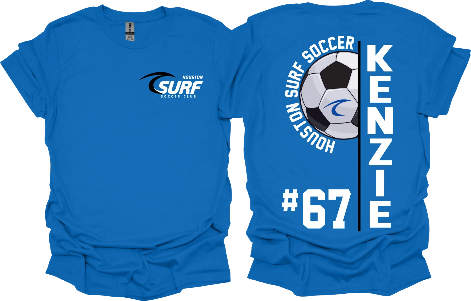 Houston Surf Name Shirts