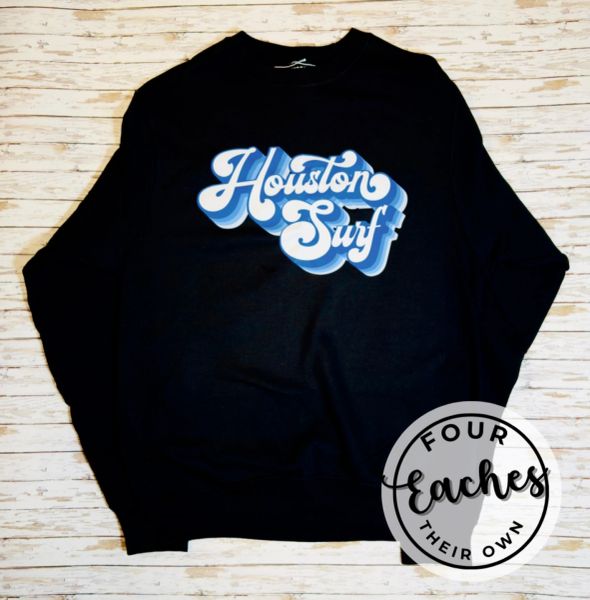 Houston Surf Retro Fade Sweatshirt
