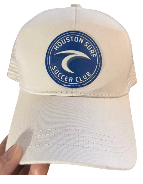 Houston Surf White Womens Ponytail Hat