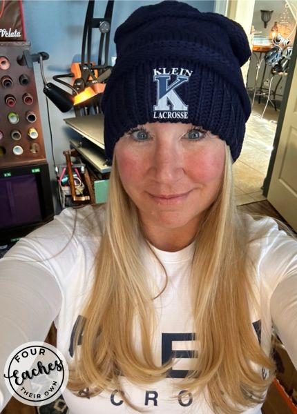 Klein Lax Ladies Beanies with Ponytail Hole