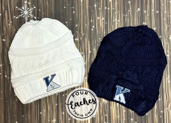 Klein Lax Ladies Beanies with Ponytail Hole