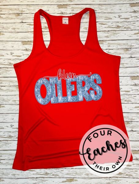 Klein Oilers Faux Glitter 2