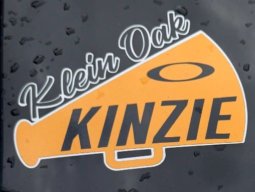KO Cheer Car Decal