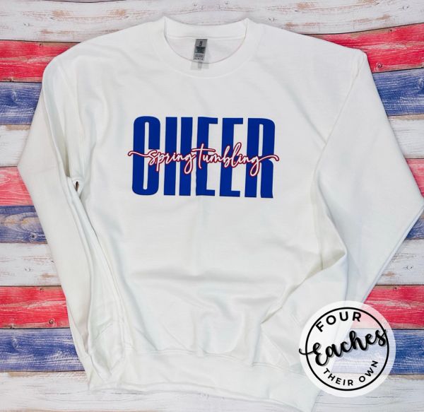 Spring Tumbling Sweatshirt White